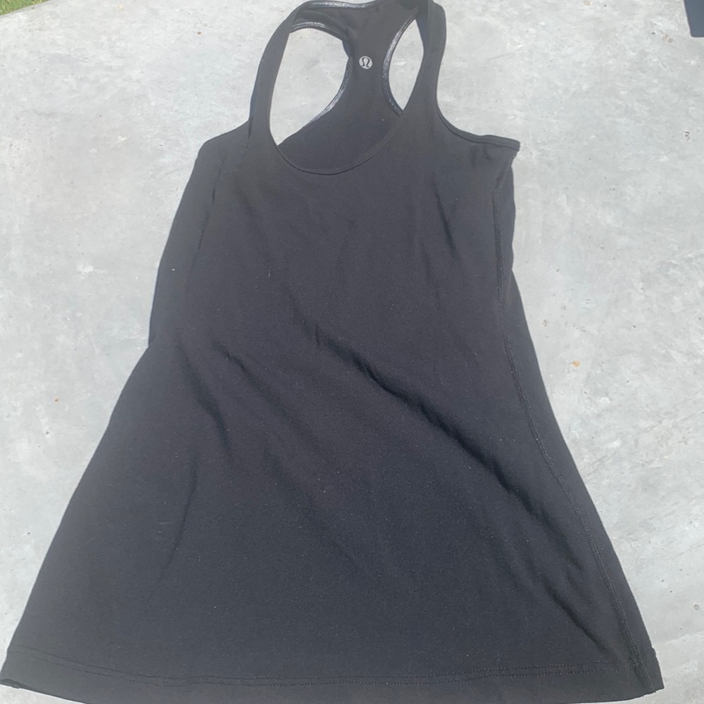 Lululemon black reversible tank top
